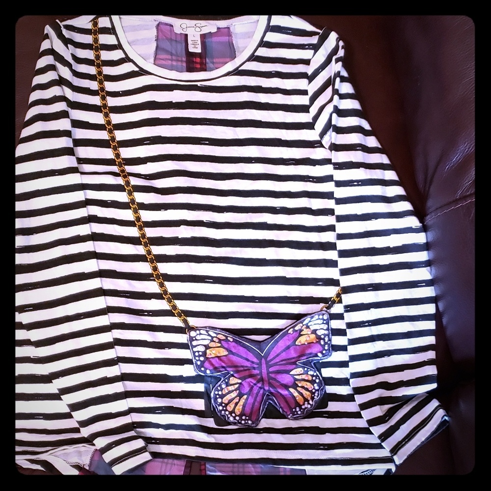 Girl's striped/plaid shirt